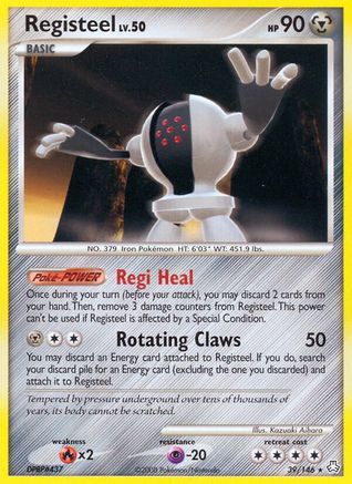Registeel 039 - Reverse Holofoil Legends Awakened - Rare