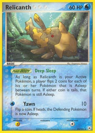 Relicanth 024 - Reverse Holofoil Hidden Legends - Rare