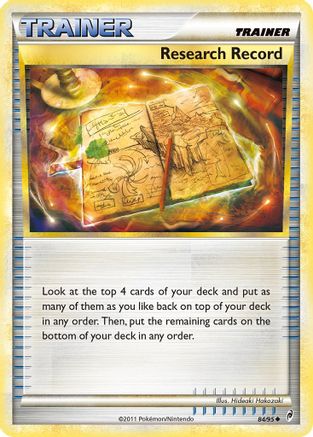 Research Record 084 - Reverse Holofoil Call of Legends - Uncommon