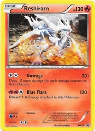 Reshiram BW23 - Holofoil Black and White Promos - Promo