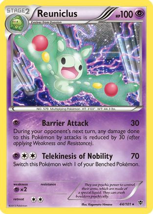 Reuniclus 044 Plasma Blast - Rare