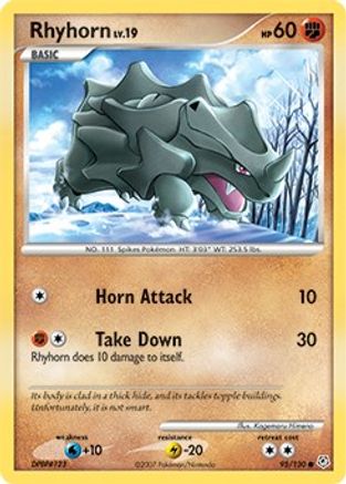 Rhyhorn 095 Diamond and Pearl - Common