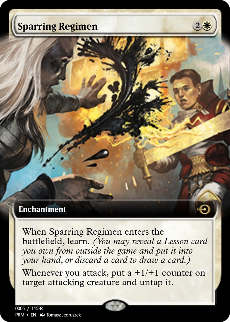 Sparring Regimen (PRM-89982) - Magic Online Promos Foil