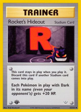 Rocket's Hideout 063/64 - Unlimited Neo Revelation - Uncommon