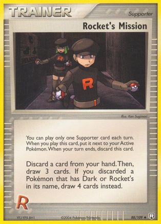 Rocket's Mission 088/109 Team Rocket Returns - Uncommon
