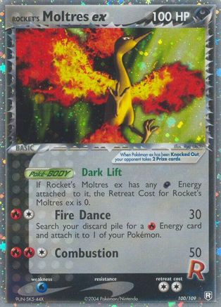 Rocket's Moltres ex 100 Team Rocket Returns - Ultra Rare