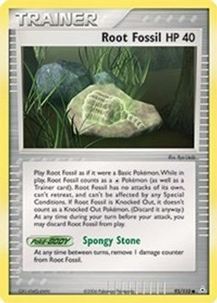 Root Fossil 093 - Reverse Holofoil Holon Phantoms - Common