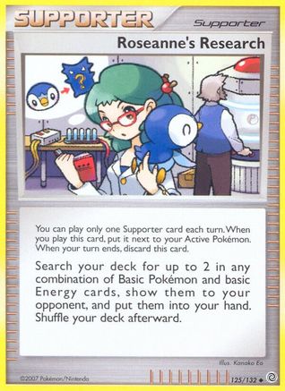 Roseanne's Research 125/132 - Reverse Holofoil Secret Wonders - Uncommon