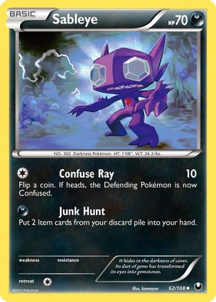 Sableye 062/108 Dark Explorers - Uncommon