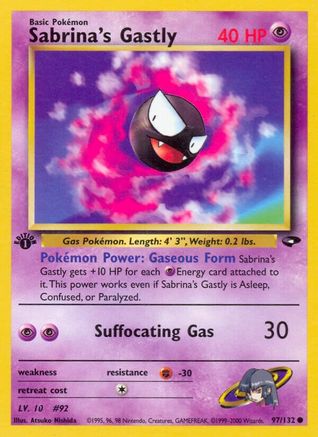 Sabrina's Gastly (97) 097/132 - Unlimited Gym Challenge - Common