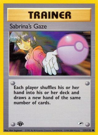 Sabrina's Gaze 125/132 - Unlimited Gym Heroes - Common