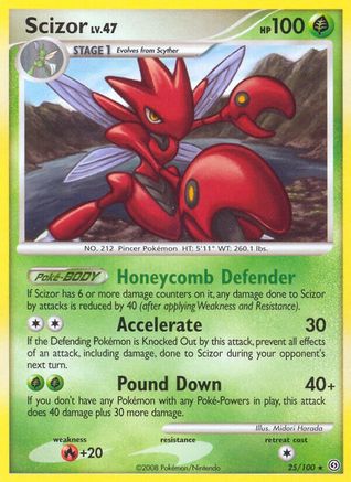 Scizor 025 Stormfront - Rare