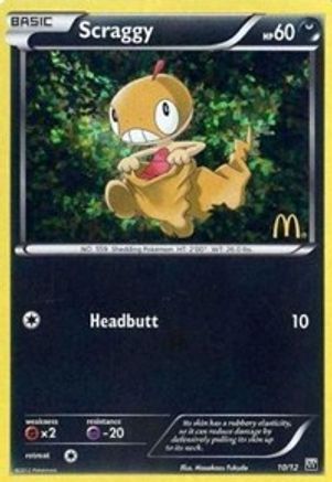 Scraggy 010/12 - Holofoil McDonalds Promos 2012 - Promo