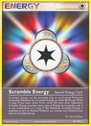 Scramble Energy 095 - Reverse Holofoil Deoxys - Uncommon