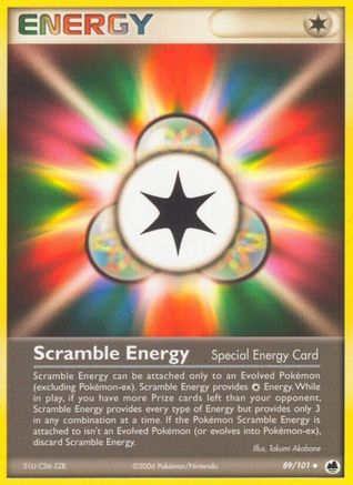 Scramble Energy 089/101 - Reverse Holofoil Dragon Frontiers - Uncommon
