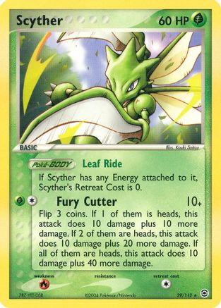 Scyther 029 - Reverse Holofoil FireRed & LeafGreen - Rare