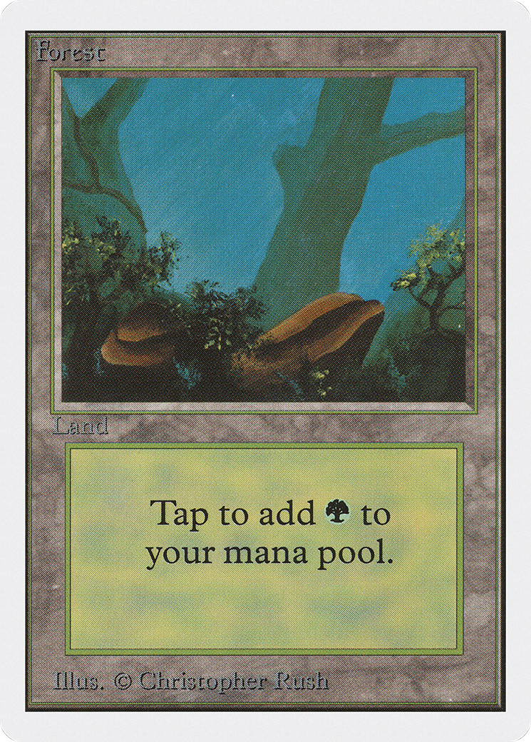 Forest (A) (2ED-300) - Unlimited Edition
