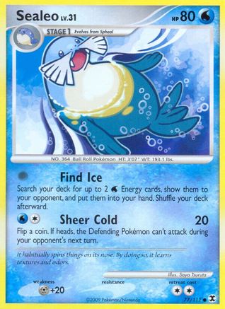 Sealeo 077 - Reverse Holofoil Rising Rivals - Common
