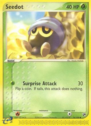 Seedot 076/100 - Reverse Holofoil Sandstorm - Common