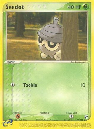 Seedot 077/100 - Reverse Holofoil Sandstorm - Common