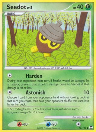 Seedot 078 - Reverse Holofoil Rising Rivals - Common