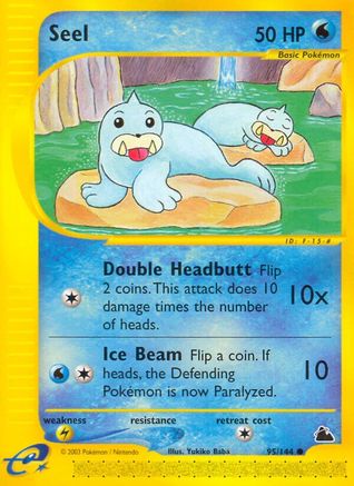 Seel (95) 095 - Reverse Holofoil Skyridge - Common