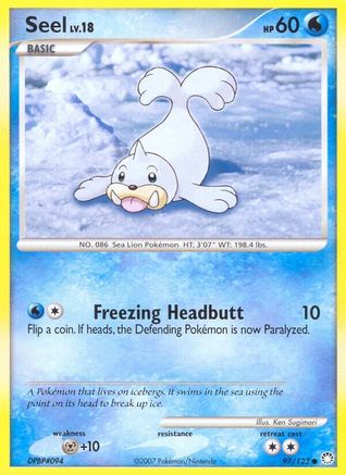 Seel 097/123 - Reverse Holofoil Mysterious Treasures - Common