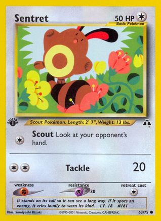 Sentret 063/75 - 1st Edition Neo Discovery - Common