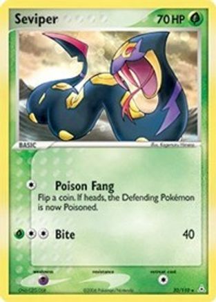 Seviper 032 - Reverse Holofoil Holon Phantoms - Rare