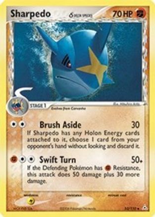 Sharpedo (Delta Species) 053 - Reverse Holofoil Holon Phantoms - Uncommon