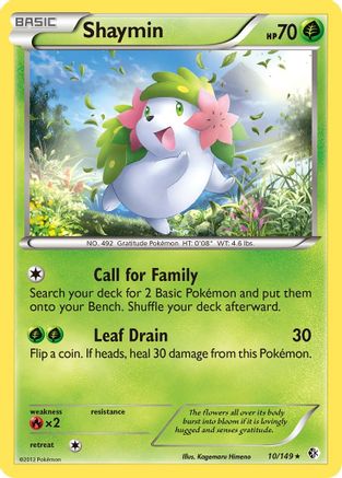 Shaymin 010 Boundaries Crossed - Rare