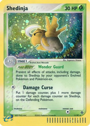 Shedinja 011 - Reverse Holofoil Dragon - Holo Rare