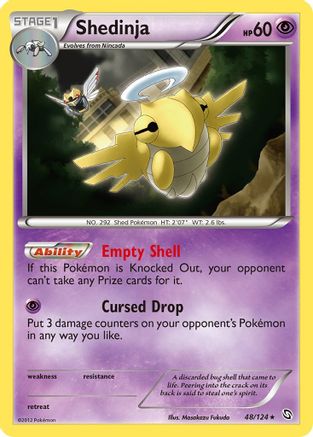 Shedinja 048 - Reverse Holofoil Dragons Exalted - Rare