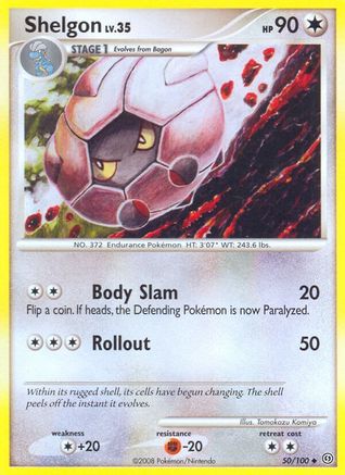 Shelgon 050/100 - Reverse Holofoil Stormfront - Uncommon