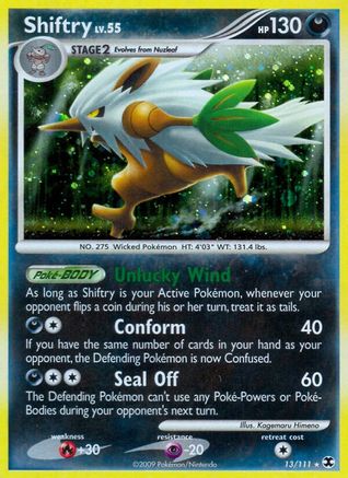 Shiftry 013 - Reverse Holofoil Rising Rivals - Holo Rare