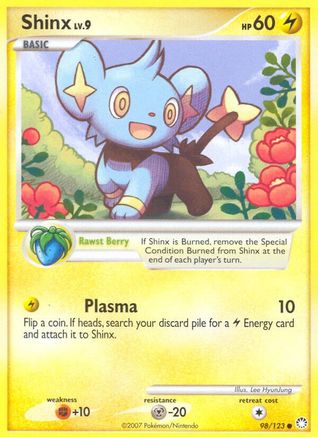 Shinx 098/123 - Reverse Holofoil Mysterious Treasures - Common