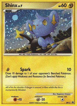 Shinx DP15 - Holofoil Diamond and Pearl Promos - Promo
