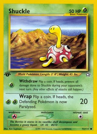Shuckle 072/111 - Unlimited Neo Genesis - Common