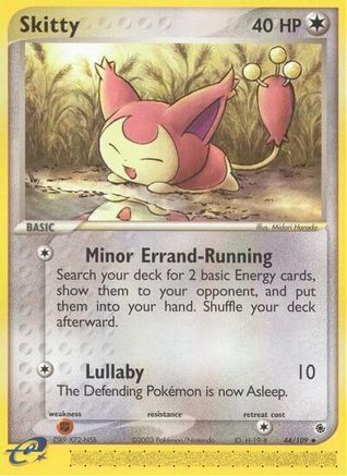 Skitty 044/109 Ruby and Sapphire - Uncommon