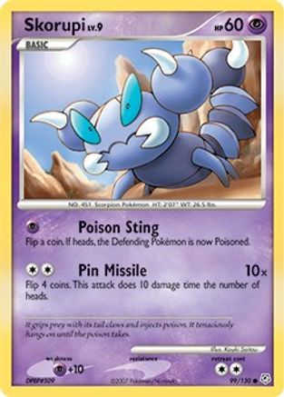 Skorupi 099/130 - Reverse Holofoil Diamond and Pearl - Common