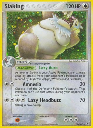 Slaking 015 Deoxys - Holo Rare