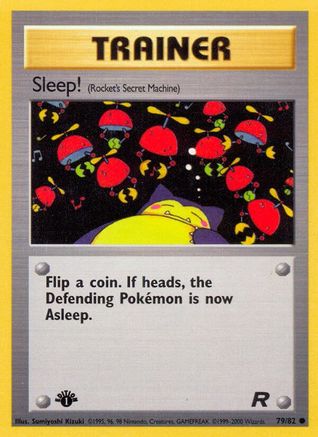 Sleep! (Rocket's Secret Machine) 079/82 - Unlimited Team Rocket - Common