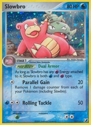 Slowbro 013 - Holofoil Unseen Forces - Holo Rare