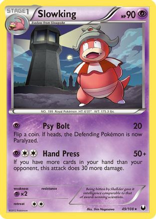 Slowking 049 - Reverse Holofoil Dark Explorers - Rare