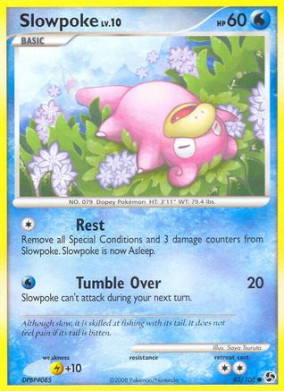 Slowpoke 082/106 - Reverse Holofoil Great Encounters - Common