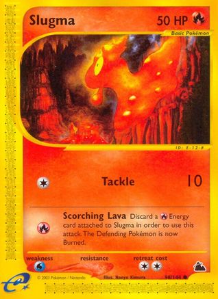Slugma (98) 098 - Reverse Holofoil Skyridge - Common