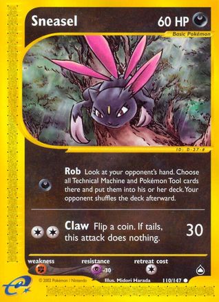 Sneasel 110/147 Aquapolis - Common
