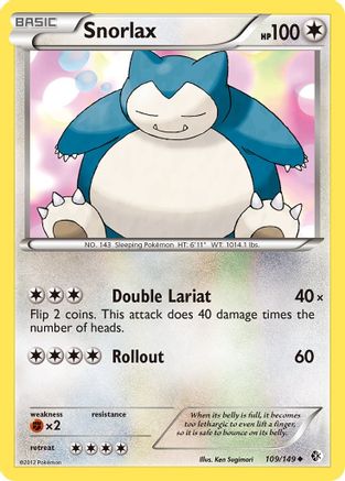 Snorlax 109/149 Boundaries Crossed - Uncommon