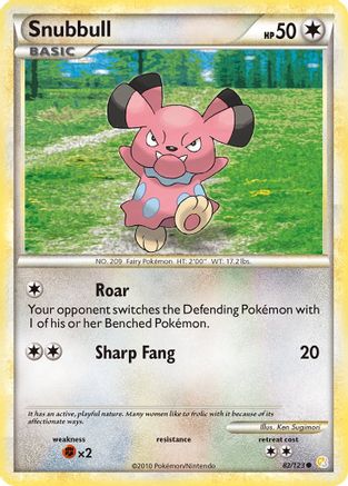 Snubbull 082 HeartGold SoulSilver - Common