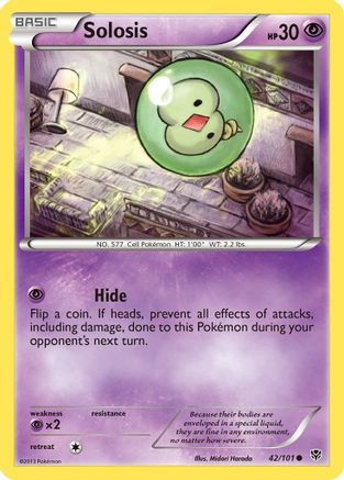 Solosis 042 - Reverse Holofoil Plasma Blast - Common